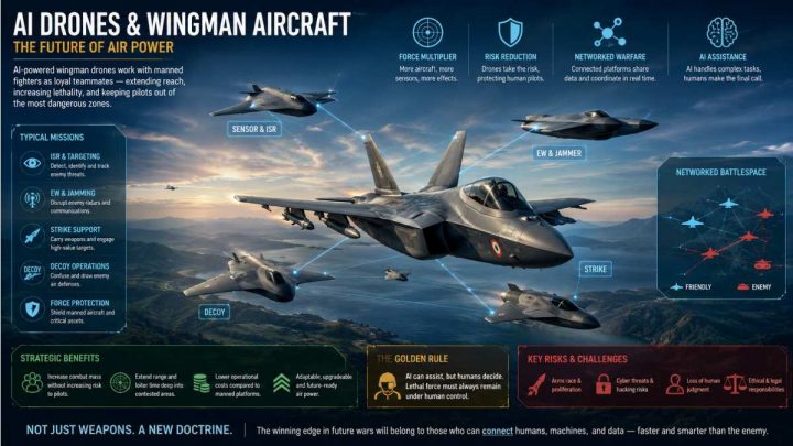 How AI Drones and “Wingman” Aircraft Could Transform Air Warfare