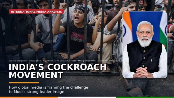 How International Media Is Covering India’s “Cockroach Movement”—and What It Means for Modi’s Strong-Leader Image