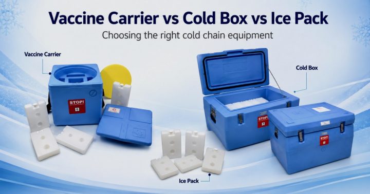 Vaccine Carrier vs Cold Box vs Ice Pack: How Should Cold Chain Equipment Be Chosen for Vaccine Transport in India?